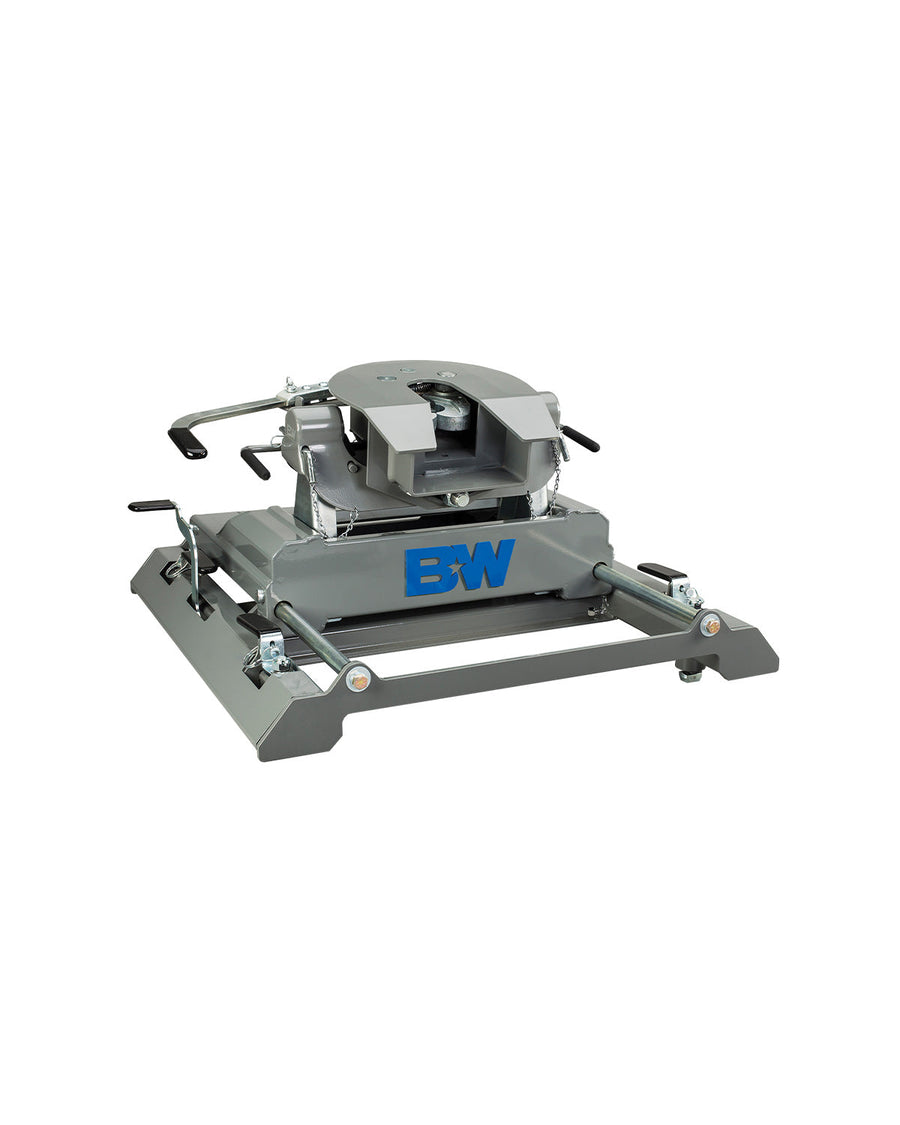 B&W OEM Companion slider fifth wheel hitch for 2020-2026 GM Pucks.