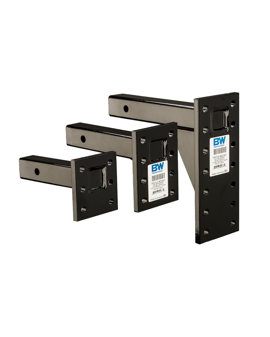 B&W Trailer Hitches Heavy Duty Pintle Plate Group Hero Shot.