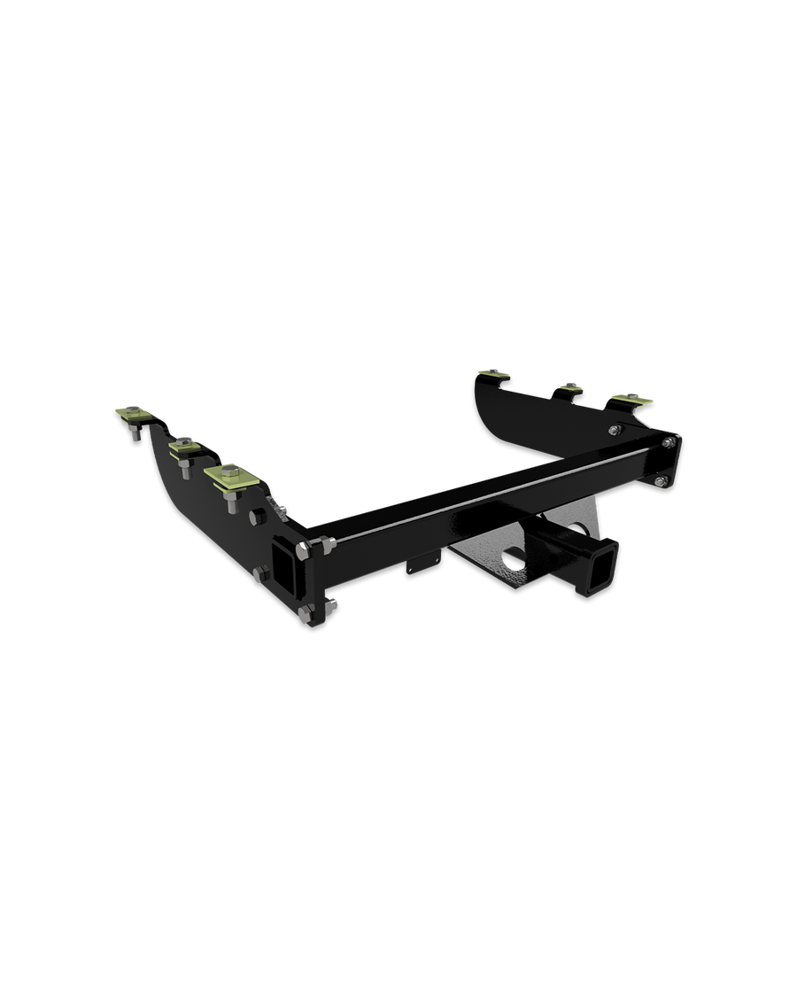 Heavy duty receiver hitch for 1994-2002 Dodge 2500 & 3500 trucks, 1994-2001 Dodge 1500 trucks all with factory bumpers.