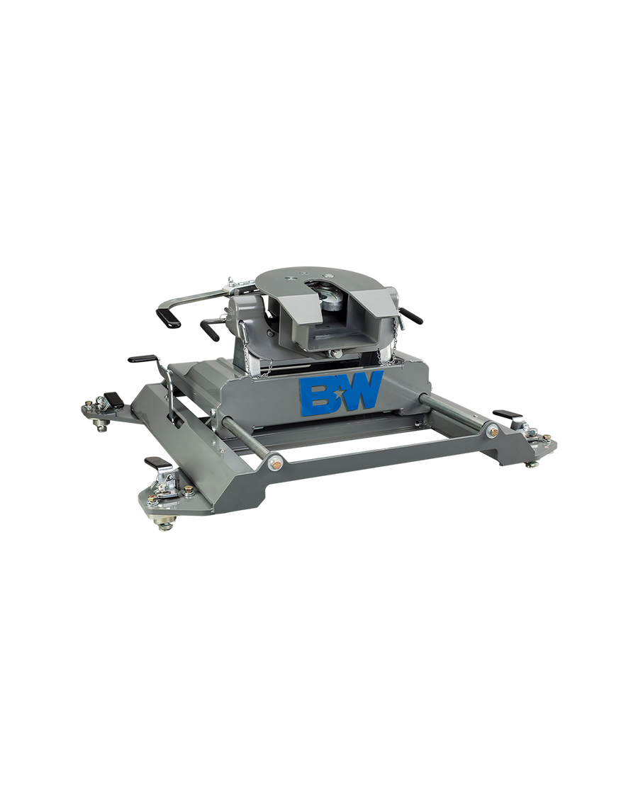 B&W OEM Companion slider fifth wheel hitch for Ram Pucks.