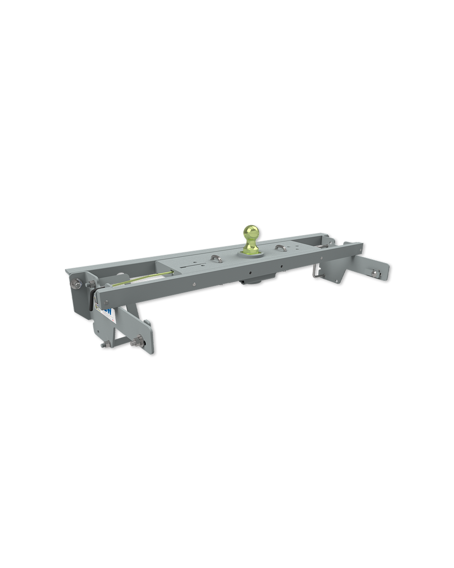 B&W Turnoverball gooseneck hitch for 2007-2018 Chevrolet & GMC 1500 long bed trucks with fully boxed frame.