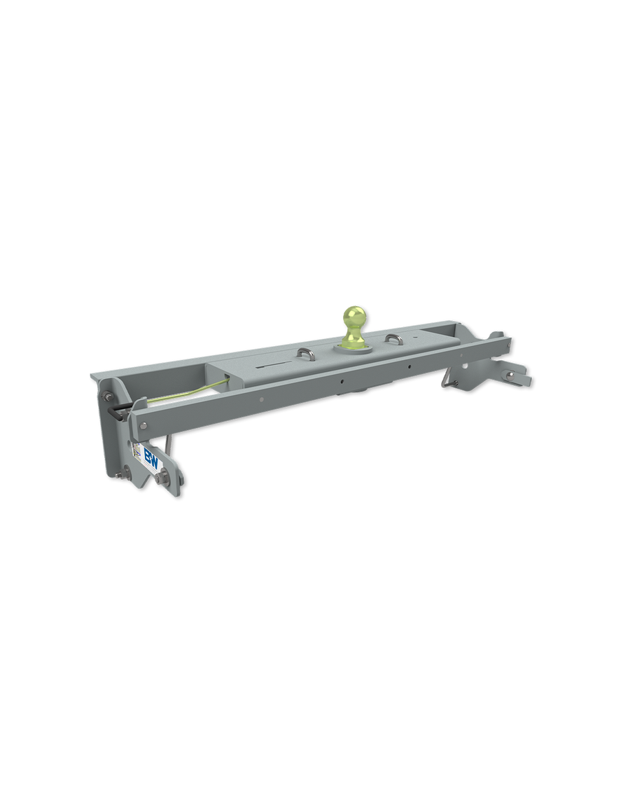 B&W Turnoverball gooseneck hitch for 2019-2026 Chevrolet & GMC 1500 trucks.