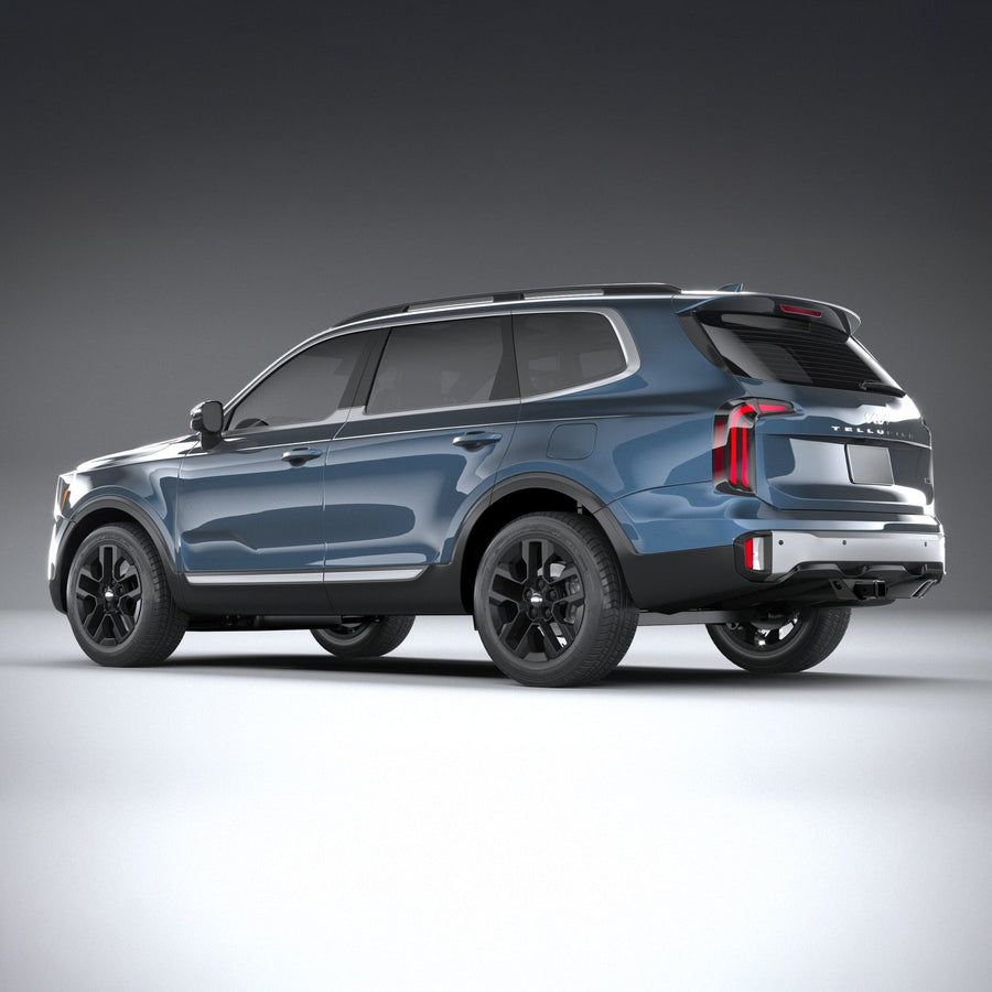 B&W class 3 receiver hitch mounted on a kia telluride.